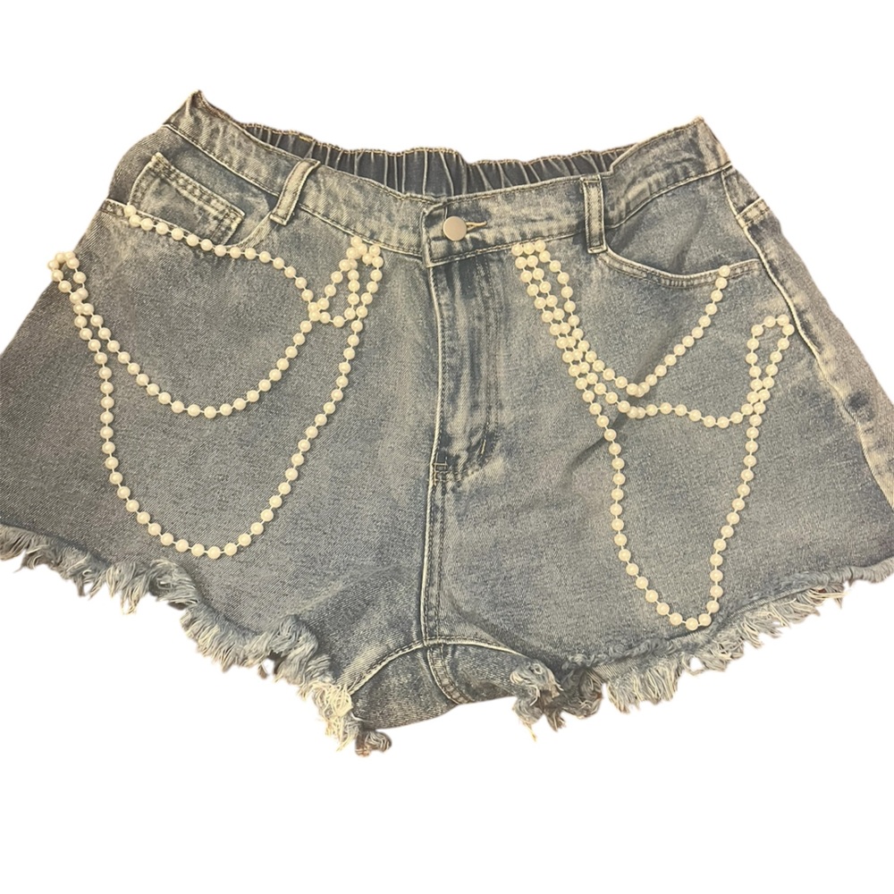 SHEIN 1X curve Jean shorts